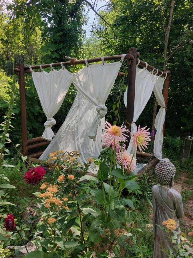 Chambres D'Hotes Dans Mas Avec Jardin En Bord De Riviere Saumane Kültér fotó